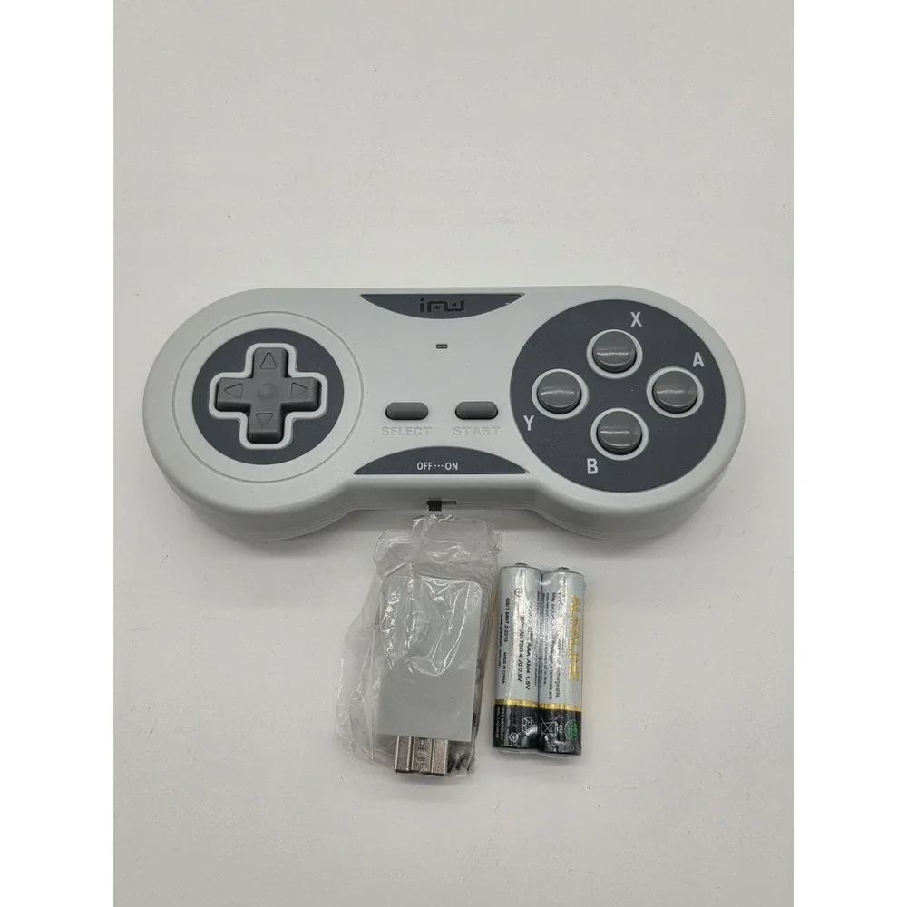 iMW Wireless Gaming‎ Controller for NES and Super NES Classic Edition - Grey